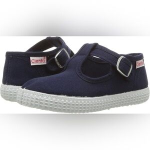 Cienta Kids' Dark Blue Canvas Sneakers